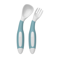 Baby Fork And Spoon Set Kid Feeding Baby Care Product Fork And Spoon