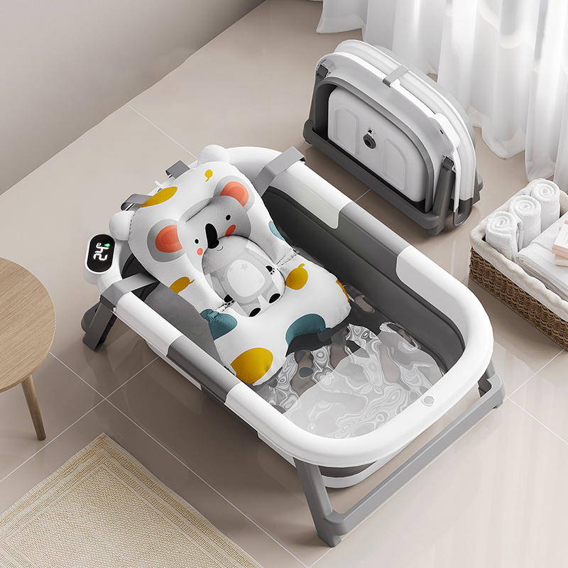 Wholesale Collapsible Baby Bathtub Bathroom Foldable Baby Bathtub Travel Portable Newborn Bath Tub