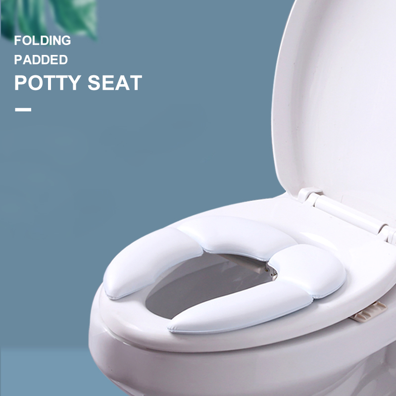 Folding Portable PVC&PP Cushion Baby Travel Toilet Seat