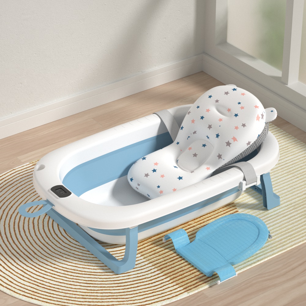 Baby Bath Supply Foldable Baby Bathtub Portable Bathtub for Children Plastic Kids Bath Tubs