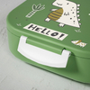 Multifunctional And Portable Kids Lunch Box with Classic Design BPA-Free Compartmentalized Plastic Lid for School Use