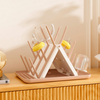 New Design Folding Bottle Drying Rack Milk Bottle Drying Rack With Tray Home Use Space Saving Wholesale