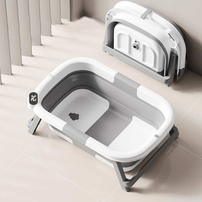 Wholesale Collapsible Baby Bathtub Bathroom Foldable Baby Bathtub Travel Portable Newborn Bath Tub