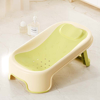 Baby Shower Product Baby Bath Support Bathroom Newborn Bath Seat Plastic Kids Bathtub Chair