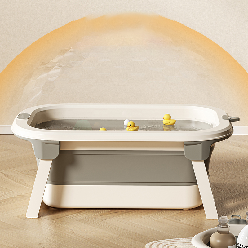 Baby bathtub folding