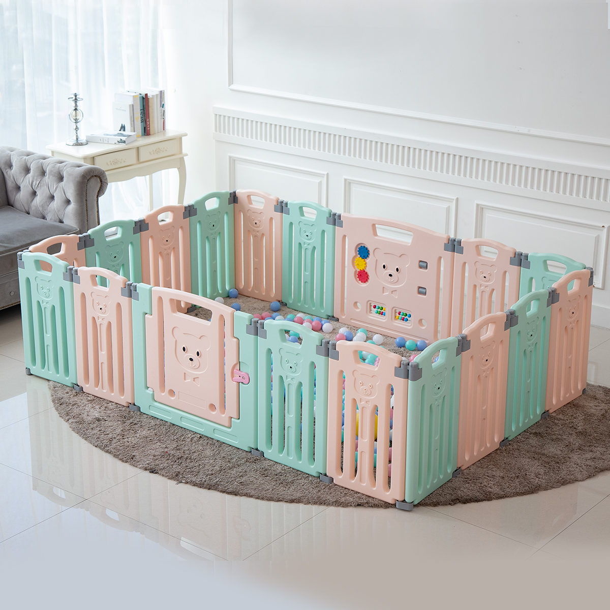 Baby Foldable PlayPen Portable