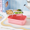 Stainless Steel Leakproof Compartments Kids Bento Box Cartoon Design Microwavable Lunch Container Storage School Picnic