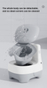 Baby Product Hot Selling Custom Elephant Design Baby Potty Chair With Music Portable Travel Kids Toilet