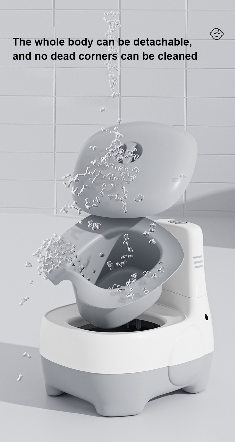 Baby Product Hot Selling Custom Elephant Design Baby Potty Chair With Music Portable Travel Kids Toilet