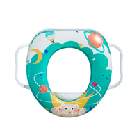 Printed Baby Potty Seat With Handle
