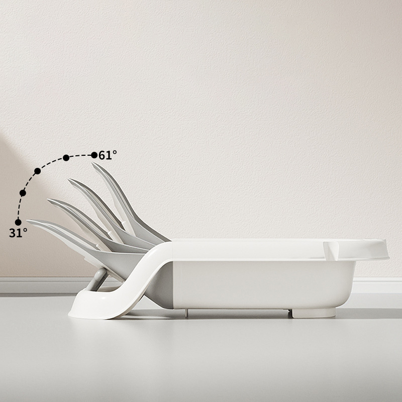 Multifunctional Four-In-One Plastic Baby Bath Equipment Foldable Sitting Lying for Newborn Baby Wash