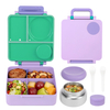 New Released Good Quality Kids Lunch Box 3 Compartments Non-toxic Bpa-free Eco-friendly Kids Back to School Supplies