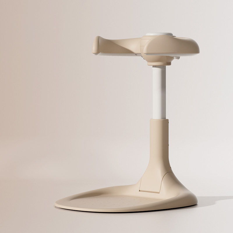 Adjustable Height Plastic Armrest Baby Bath Stand Table with Multifunction Design for 0-24 Months