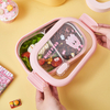 New Design Wholesale Food Grade Kids Lunch Box Portable Bento Box Multifunction Lunch Box for Baby