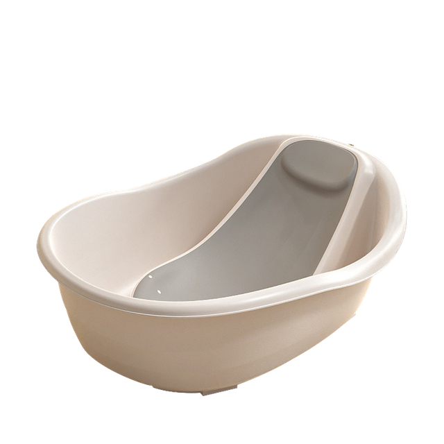 Multifunction Design Kids Newborn Large Anti-slip Safe Baby Bathtub with Smart Thermometer