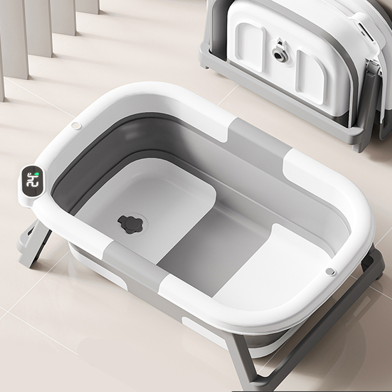 Wholesale Collapsible Baby Bathtub Bathroom Foldable Baby Bathtub Travel Portable Newborn Bath Tub