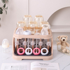 Eco-friendly Plastic Foldable Baby Bottle Dry Rack Holder Multifunctional Bottle Rack Durable Drain Rack Bottle