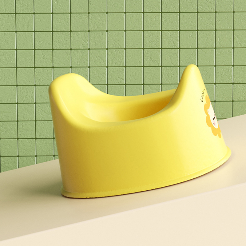 Design of baby potty with Lion Pattern