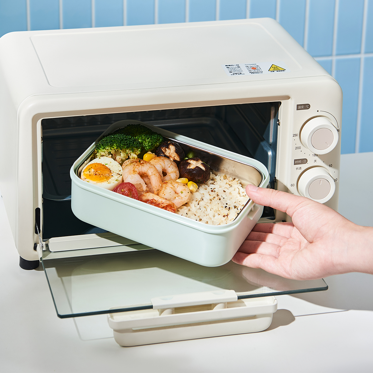 LB118韩式提手单层不锈钢饭盒 (16)