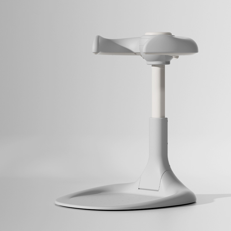 Adjustable Height Plastic Armrest Baby Bath Stand Table with Multifunction Design for 0-24 Months