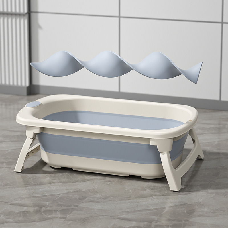 Collapsible Baby Bathtub With Thermometer