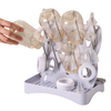 Portable High Quality Safety New Design Cute Baby Bottle Drying Rack With Tray Space Saving