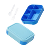 1200ml Eco-Friendly BPA Free Portable Bento Box with 5 Compartments Leakproof Heat Resistant Food Storage for Adults & Children