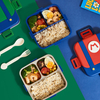 3 Compartments Cute Kids Cartoon Printing Stainless Steel Lunch Box Leak Proof Students Food Storage