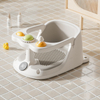 New Design Multi Function Duck Shape TPE Baby Bath Chair with Thermometer Adjustable Support Stand