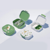 Multifunctional And Portable Kids Lunch Box with Classic Design BPA-Free Compartmentalized Plastic Lid for School Use
