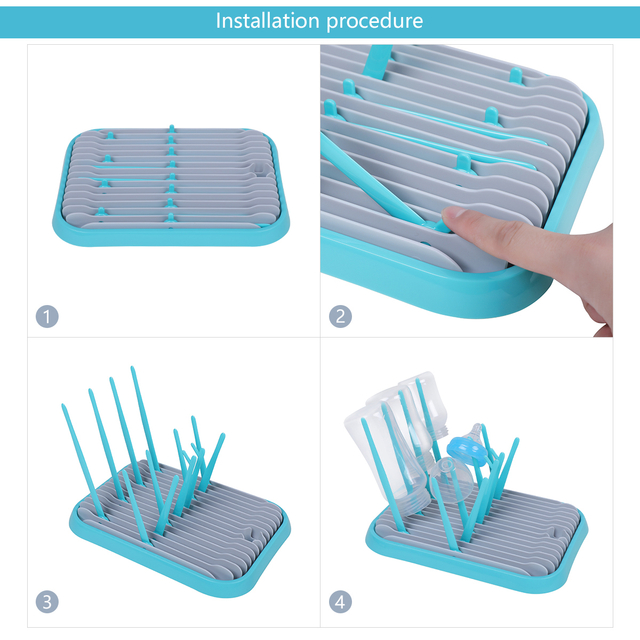 Portable Baby Foldale Bottle Drying Rack