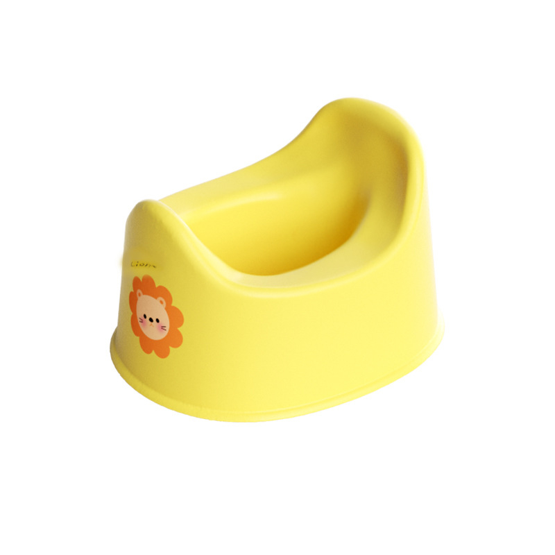 Design of baby potty with Lion Pattern