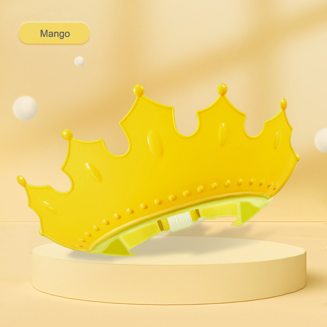 Crown Design Baby Bath Cap