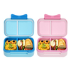 Hot Sale Rectangle Design Baby Lunch Box With 2 Compartment Portable Children Bento Box Lunch Box for School