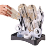 Portable High Quality Safety New Design Cute Baby Bottle Drying Rack With Tray Space Saving