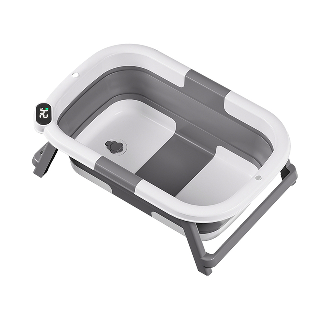 Wholesale Collapsible Baby Bathtub Bathroom Foldable Baby Bathtub Travel Portable Newborn Bath Tub