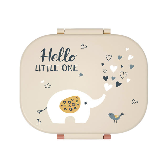 Multifunctional And Portable Kids Lunch Box with Classic Design BPA-Free Compartmentalized Plastic Lid for School Use