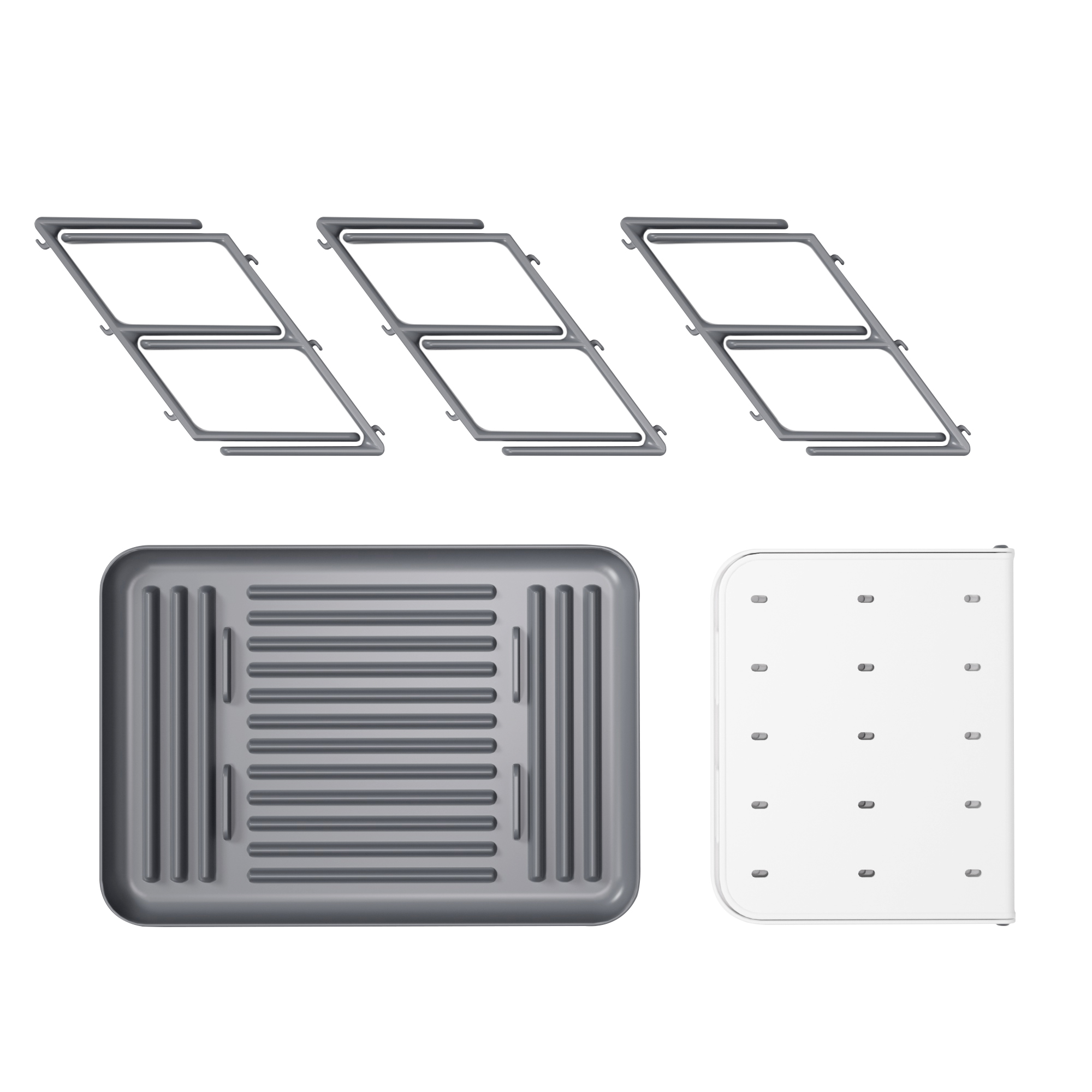 New Design Folding Bottle Drying Rack Milk Bottle Drying Rack With Tray Home Use Space Saving Wholesale