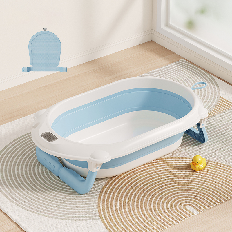 Wholesale Pink Blue Child Bathtub Portable Foldable Baby Bathtub Collapsible Baby Bath Tub