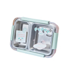Cute Animal Design Kids Bento Lunch Box for School Children Lunch Box With Handle Portable 3 Compartment Food Container