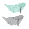 Folding Plastic Baby Bathtub with Non-slip Base for Travel Use Toddler Independent Bathing Support
