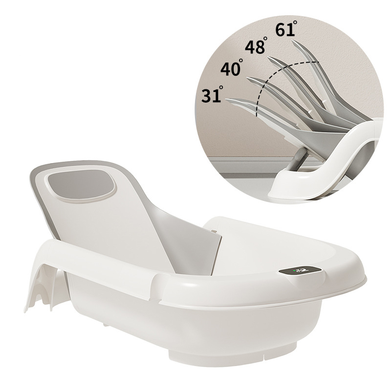 Multifunctional Four-In-One Plastic Baby Bath Equipment Foldable Sitting Lying for Newborn Baby Wash