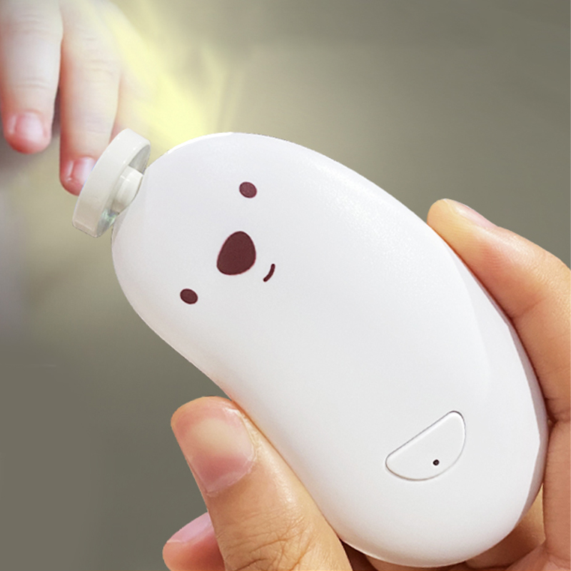 Professional Electric Nail Trimmer with 6 Grinding Heads Baby Nail File Trimmer