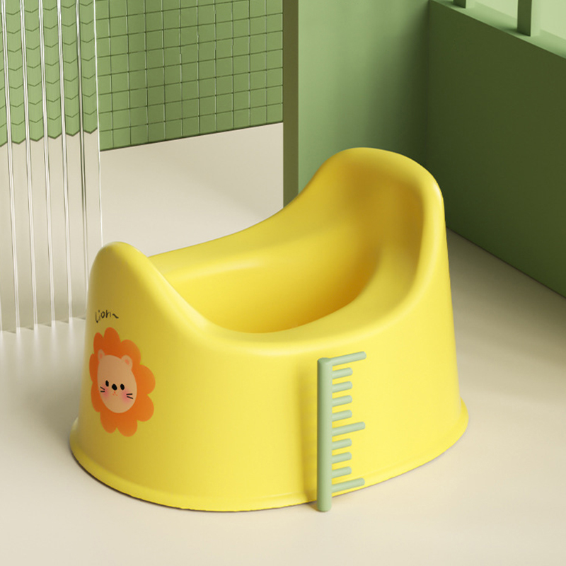 Design of baby potty with Lion Pattern
