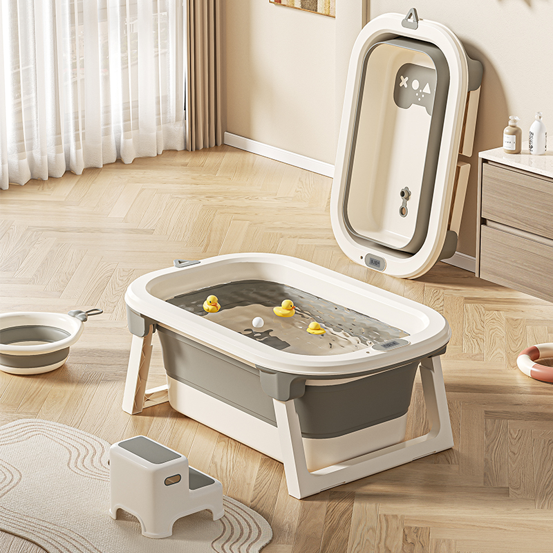 Baby bathtub folding